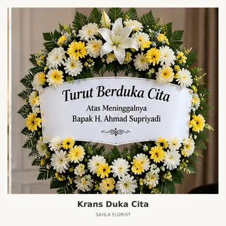 Krans Bunga Duka Gayamsari